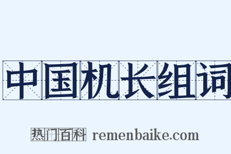 中国机长组词是什么意思的图片